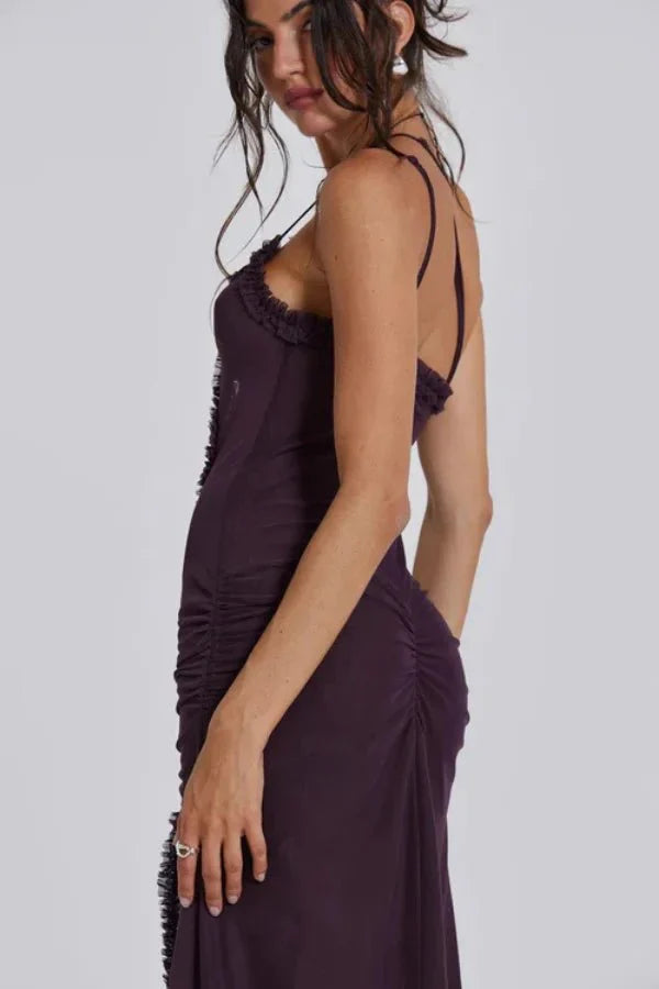 Maisie | Animal Print Cutout Maxi Dress Women