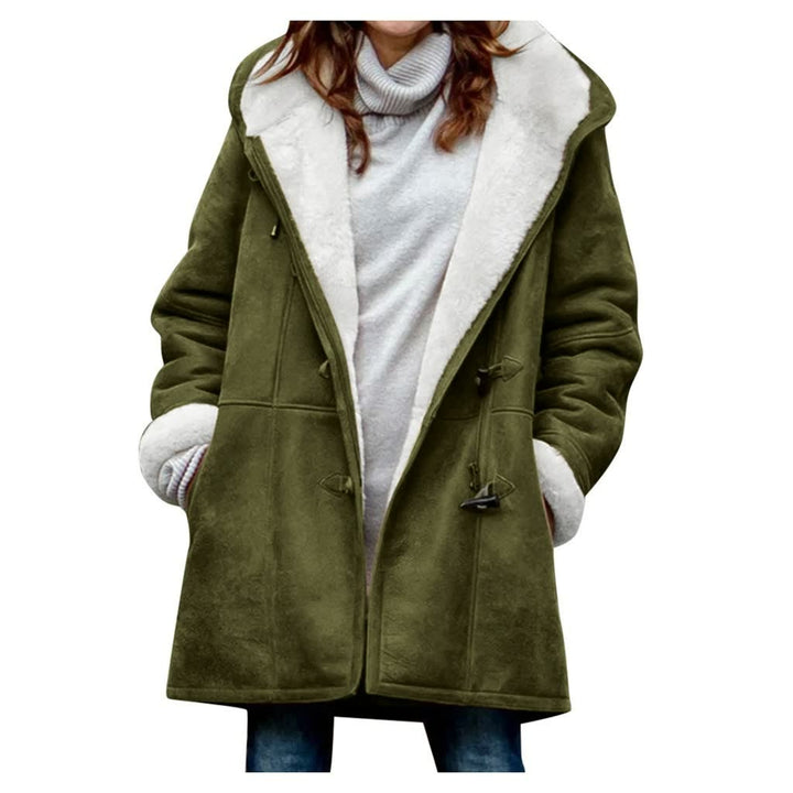 Darcey | Womens Hooded Sherpa Lined Fur Coat