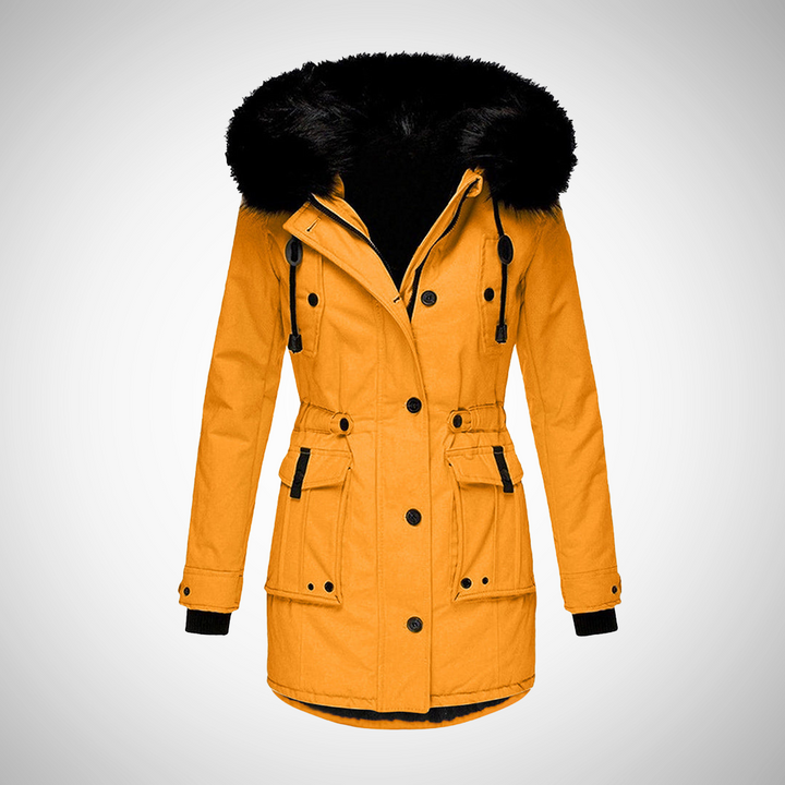 Maisie | Womens Fur Hood Puffer Jacket Coat