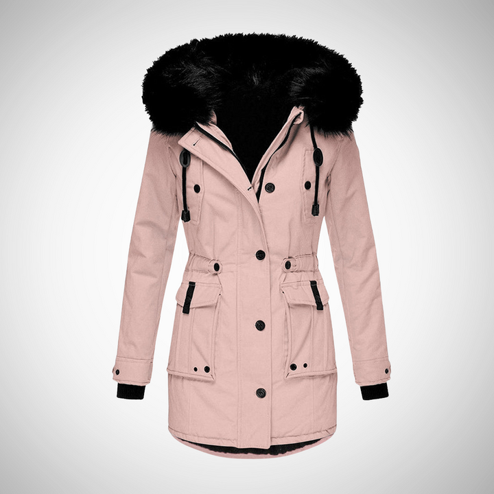 Maisie | Womens Fur Hood Puffer Jacket Coat