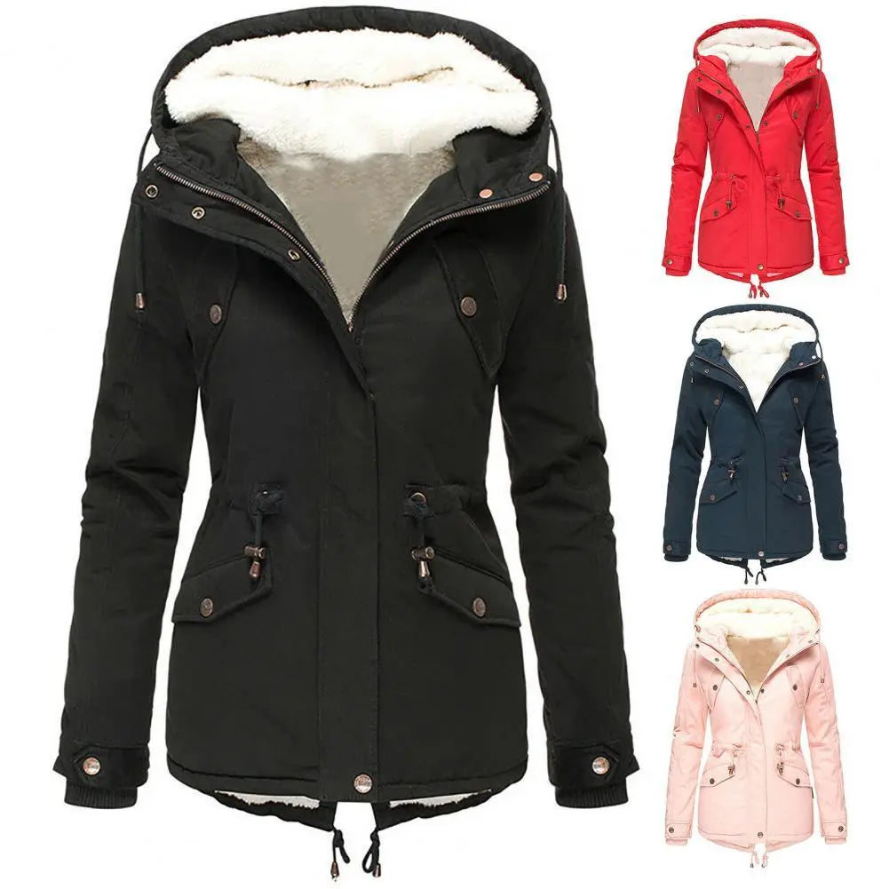 Imogen | Womens Coats Puffer Jacket Women Sherpa Hood