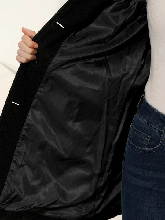 Effie | Womens Coat Single-Breasted A-Line