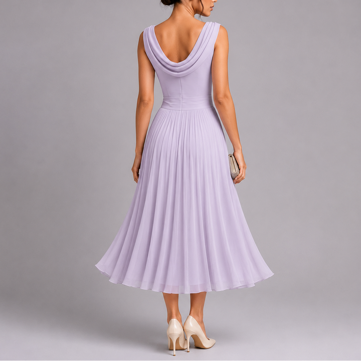 Matilda | Wedding Guest Chiffon Midi Dress Women