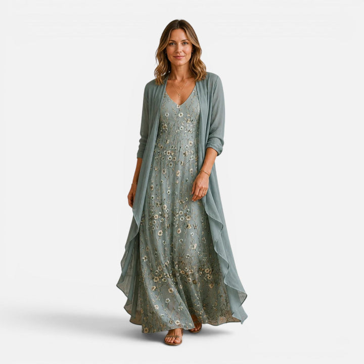 Clemmie | Wedding Guest Maxi Dress Set