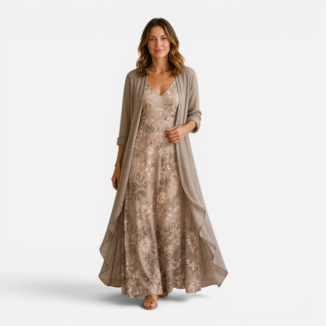 Clemmie | Wedding Guest Maxi Dress Set