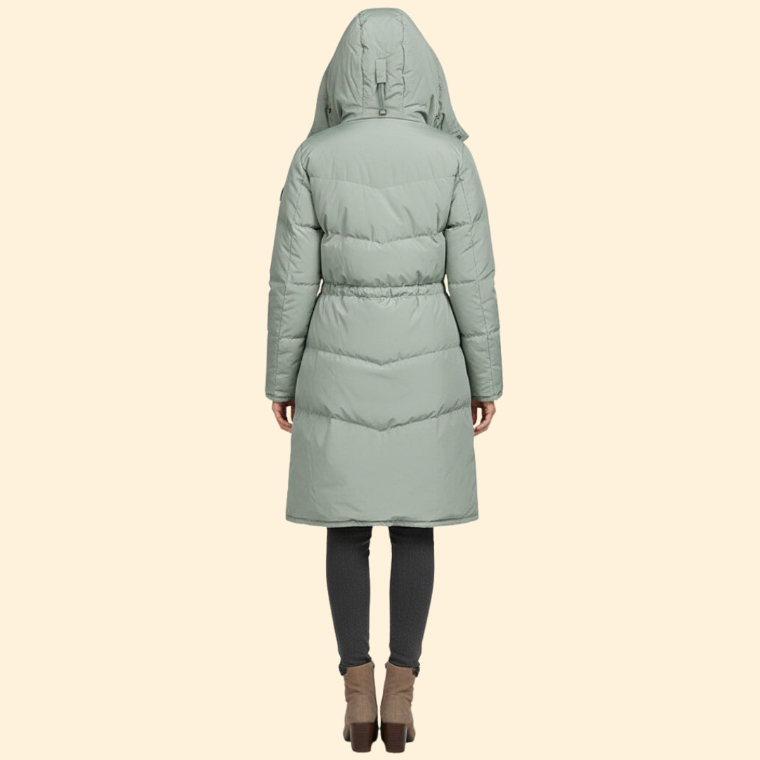 Lottie | Ladies Puffer Jacket Hooded Long Womens Coat