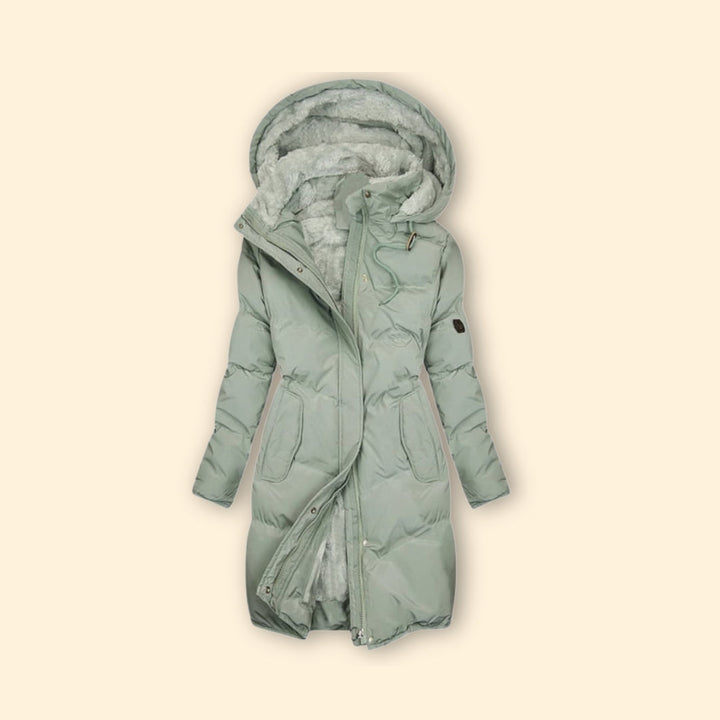 Lottie | Ladies Puffer Jacket Hooded Long Womens Coat