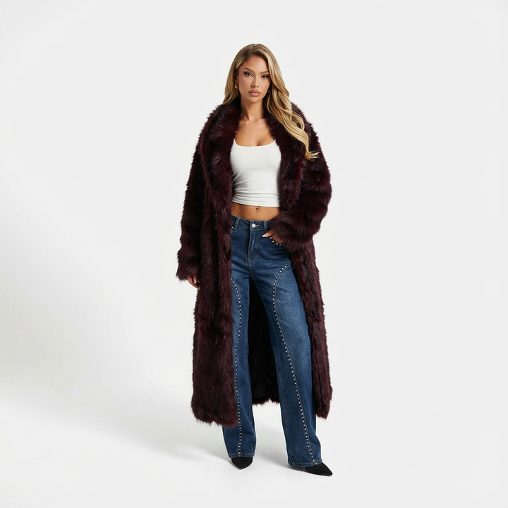 Phoebe | Womens Fur Coat Long Maxi
