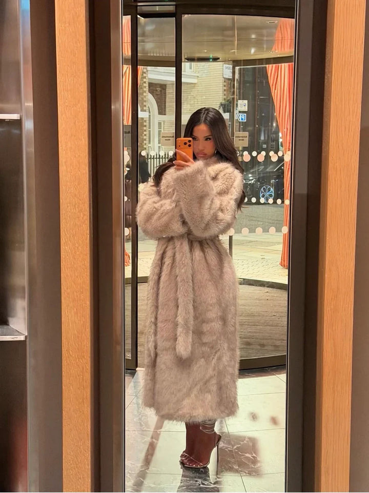 Phoebe | Womens Fur Coat Long Maxi