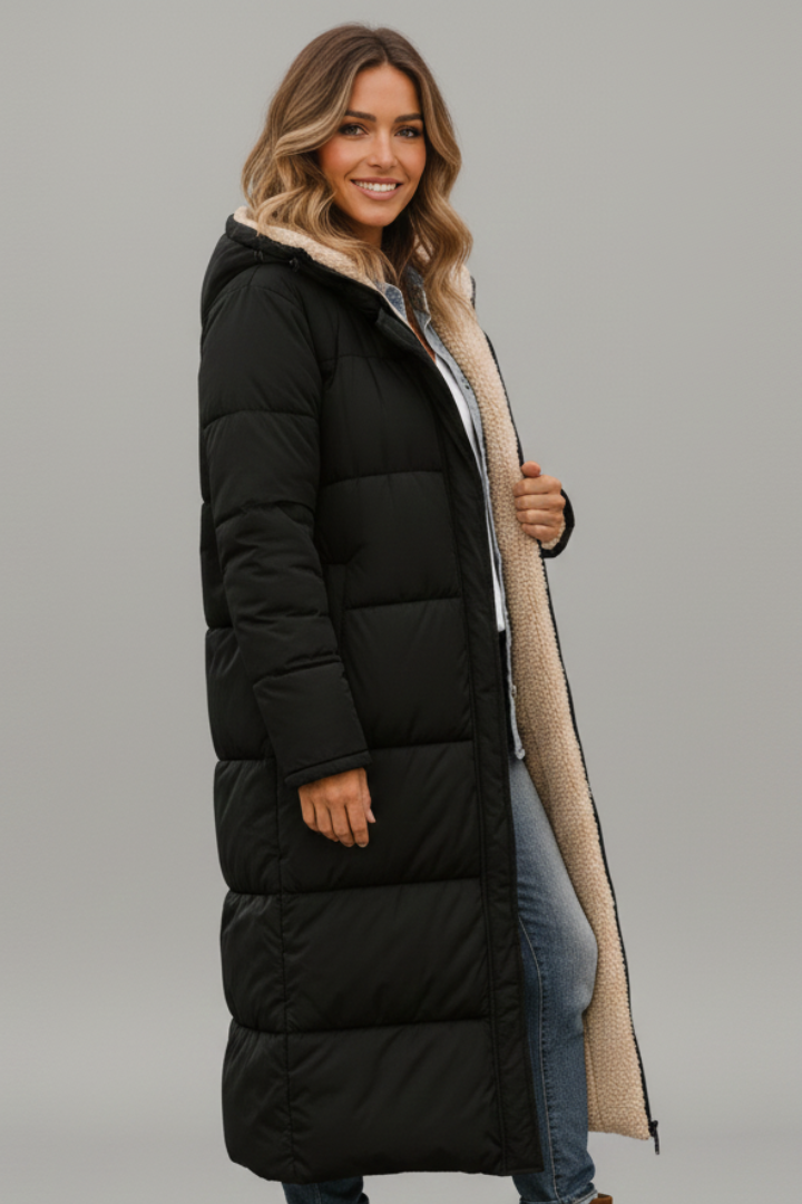 Daisy | Quilted Ladies Puffer Jacket Sherpa Lined