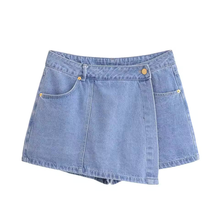 Tilly | Denim Crop Jacket Mini Skirt Set