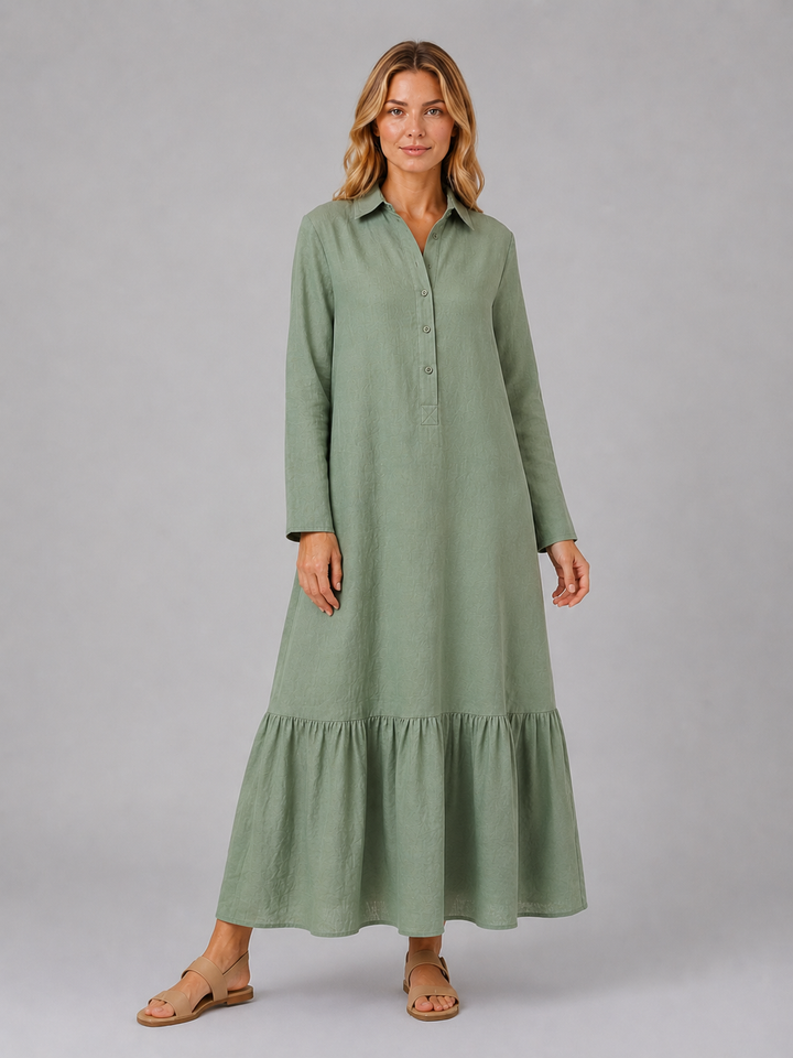 Gemma | Long Sleeve Tiered Maxi Dress Women
