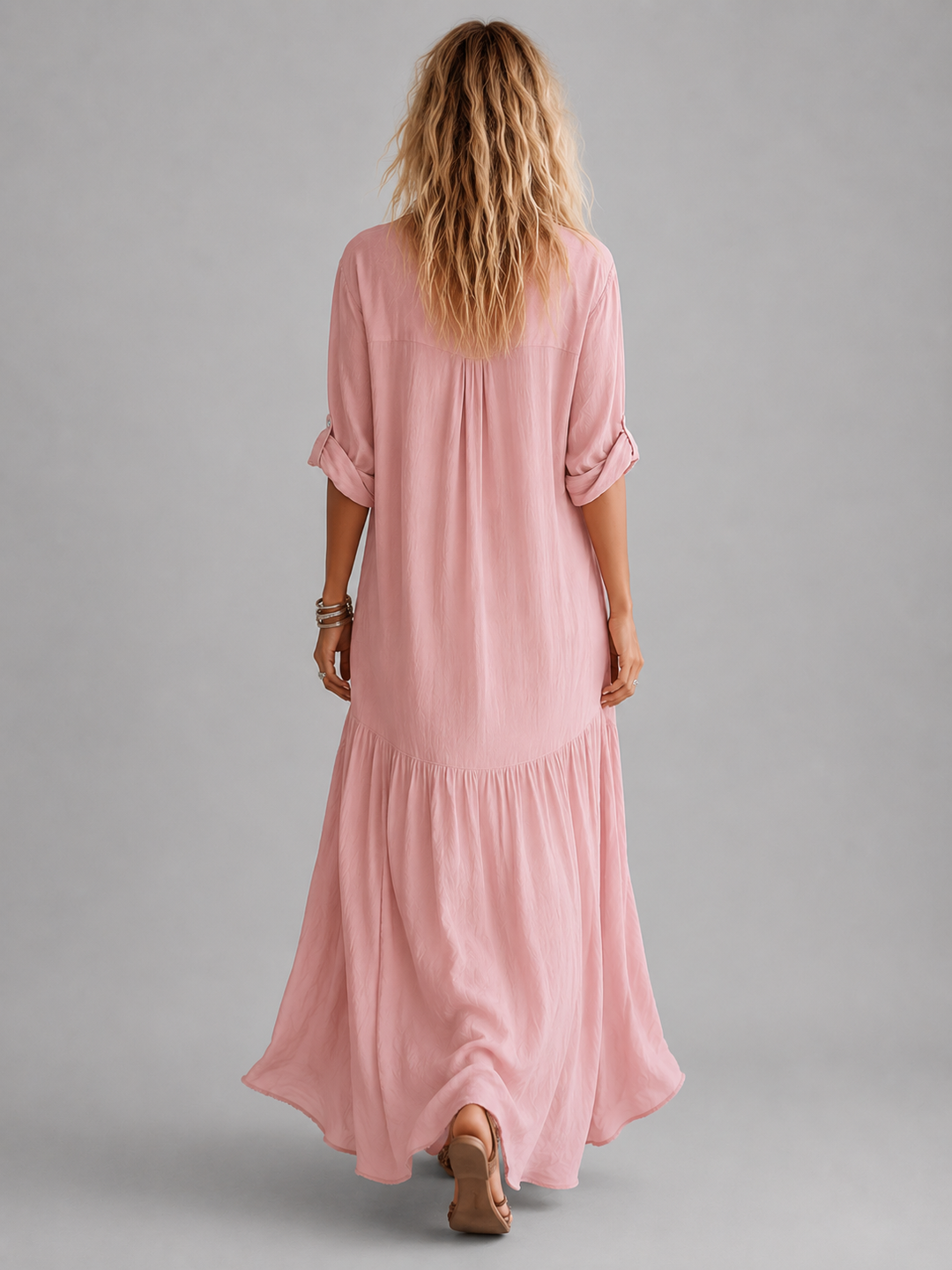 Tamsin | Pink Maxi Dress for Women