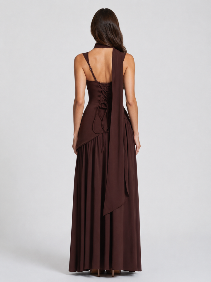 Phoebe | Wedding Guest Ruched Maxi Dress