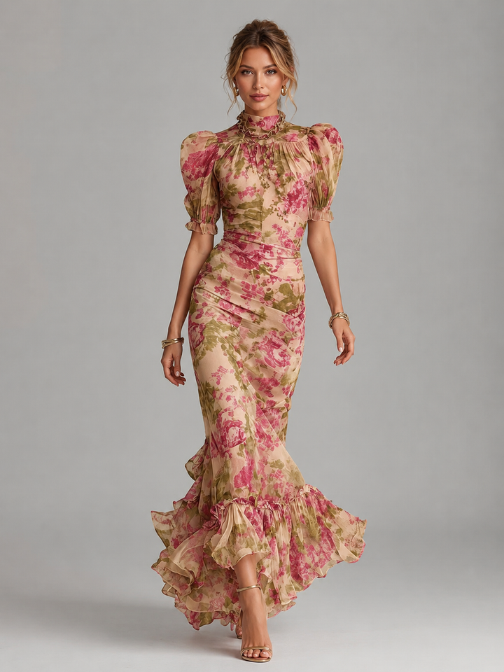 Amelia | Wedding Guest Floral Maxi Dress
