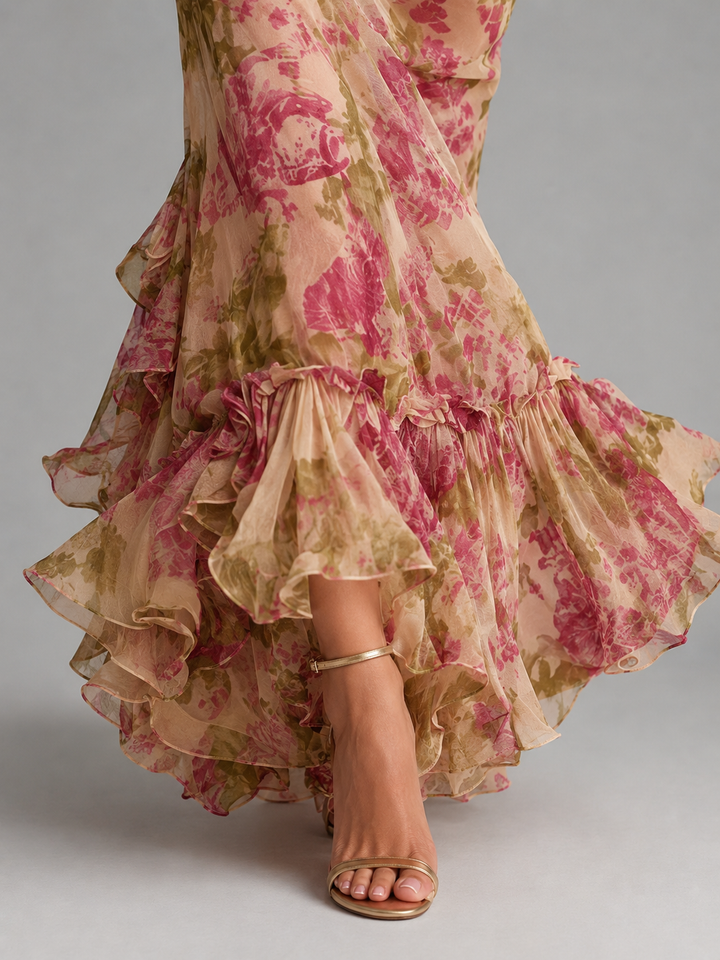 Amelia | Wedding Guest Floral Maxi Dress