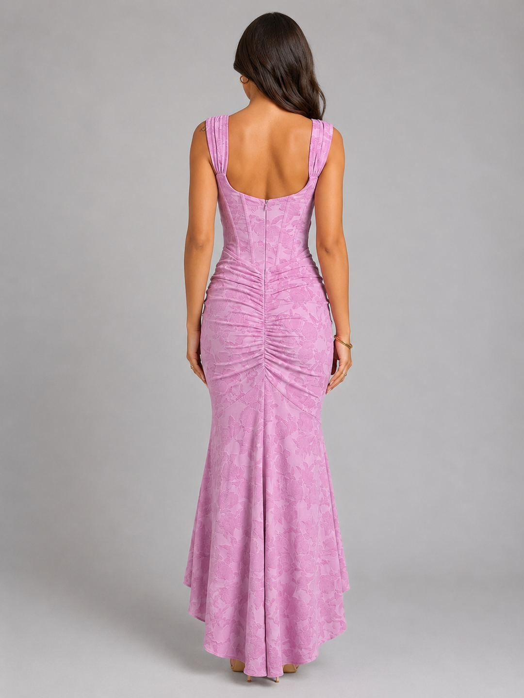Matilda | Wedding Guest Corset Midi Dress