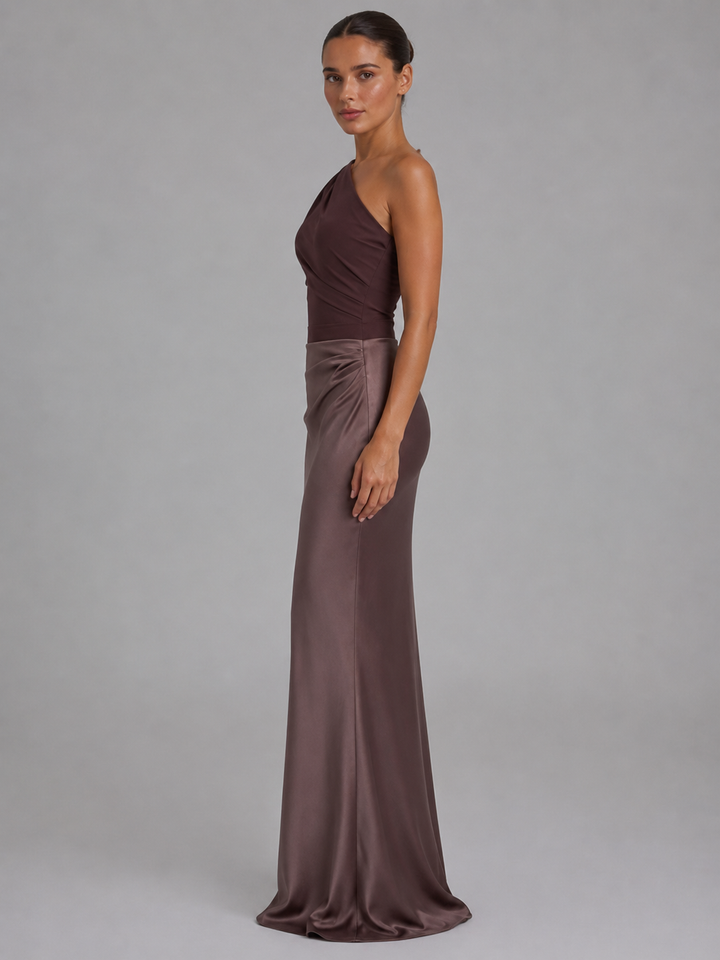 Ava | One-Shoulder Wedding Guest Maxi Dress