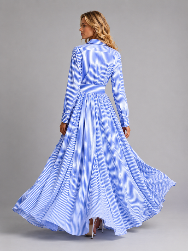 Effie | Striped Maxi Dress Wedding Guest Women