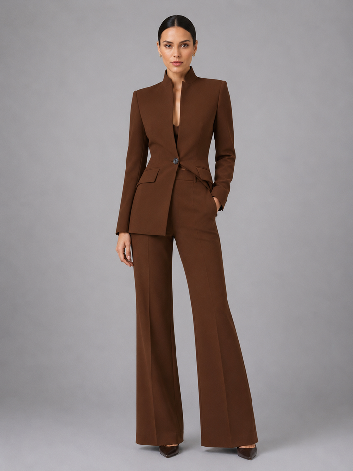 Beatrice | Women Clothing Tailored Blazer Flare Trouser Suit