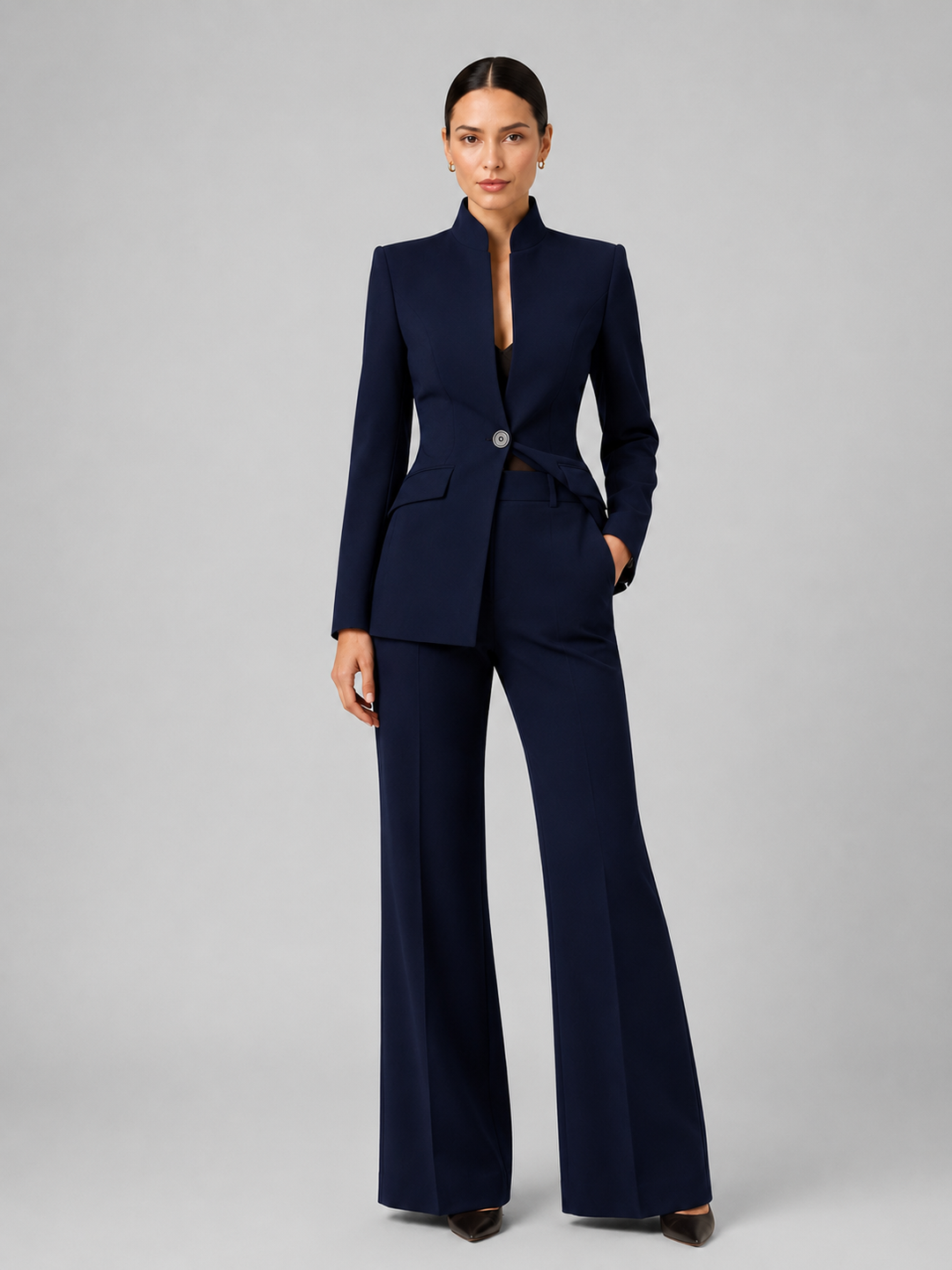 Beatrice | Women Clothing Tailored Blazer Flare Trouser Suit