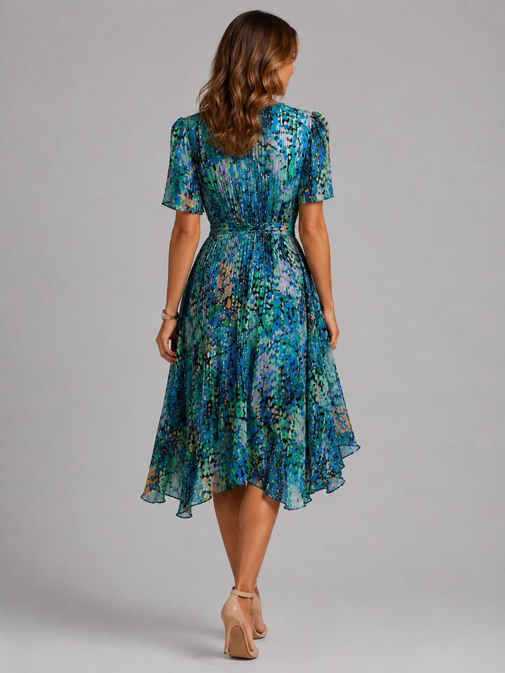 Arabella | Wedding Guest Midi Wrap Dress