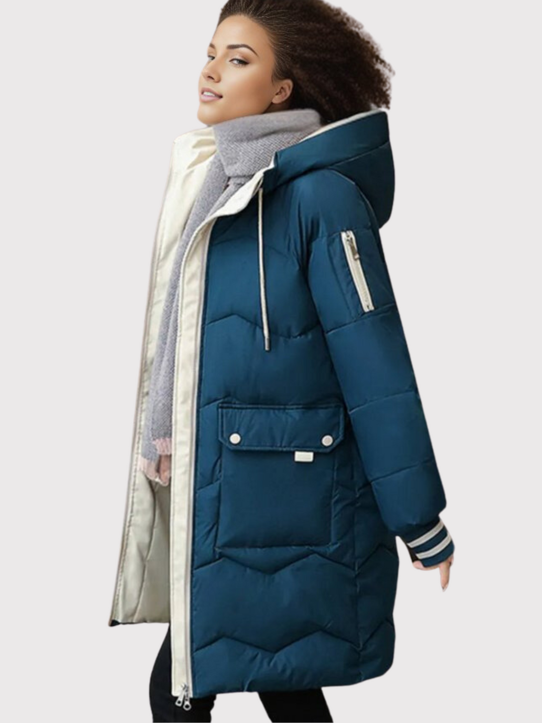 Millie | Womens Hooded Quilted Ladies Puffer Jacket