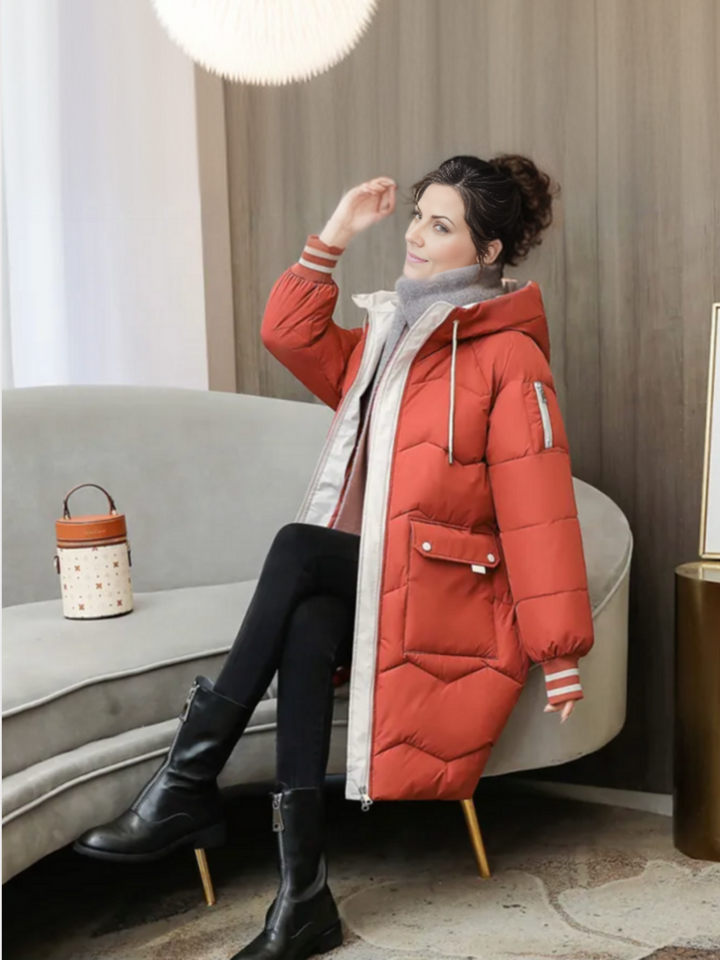 Millie | Womens Hooded Quilted Ladies Puffer Jacket