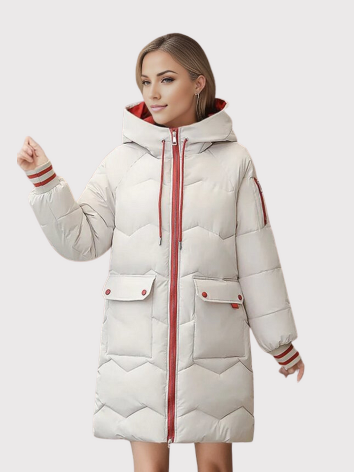 Millie | Womens Hooded Quilted Ladies Puffer Jacket