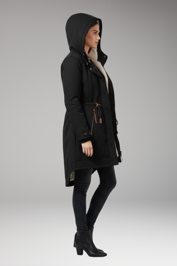 Florence | Sherpa Lined Womens Coat Hooded Parka