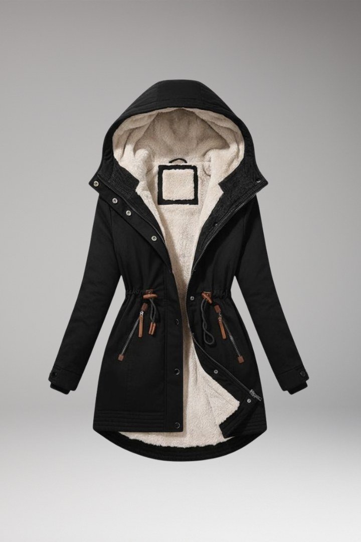 Florence | Sherpa Lined Womens Coat Hooded Parka