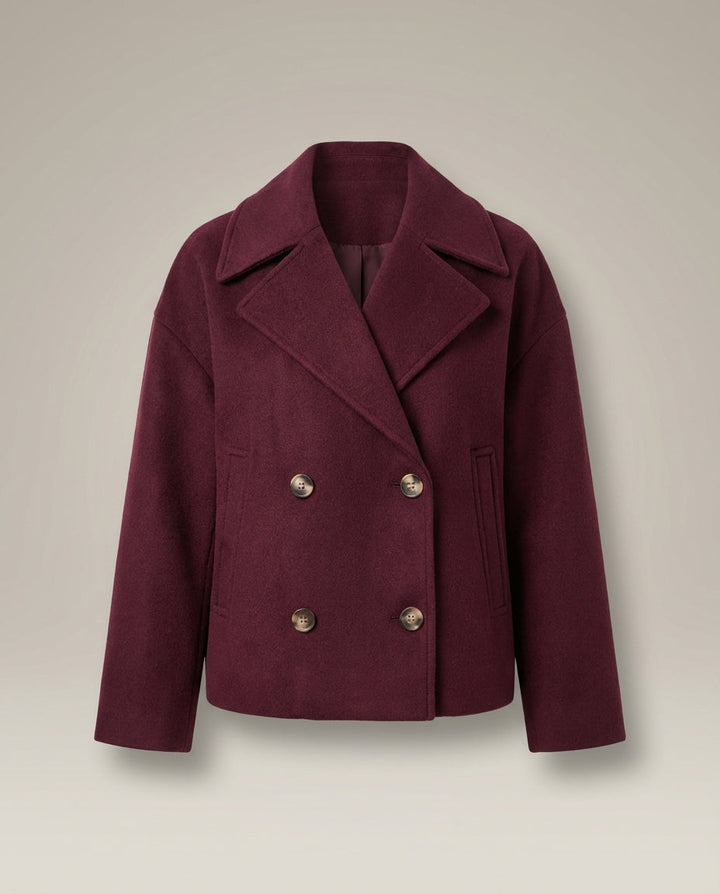 Alice | Womens Cropped Double-Breasted Coat