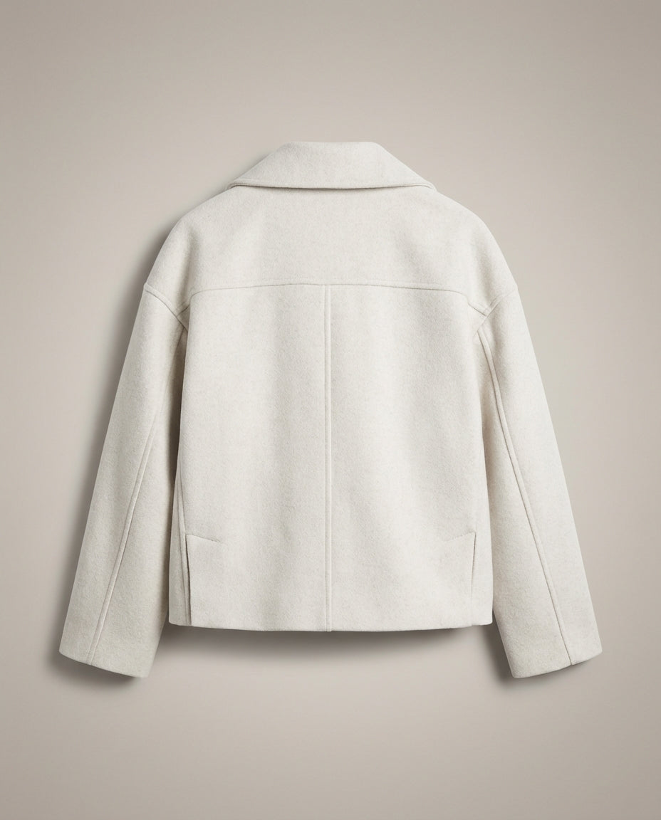 Alice | Womens Cropped Double-Breasted Coat