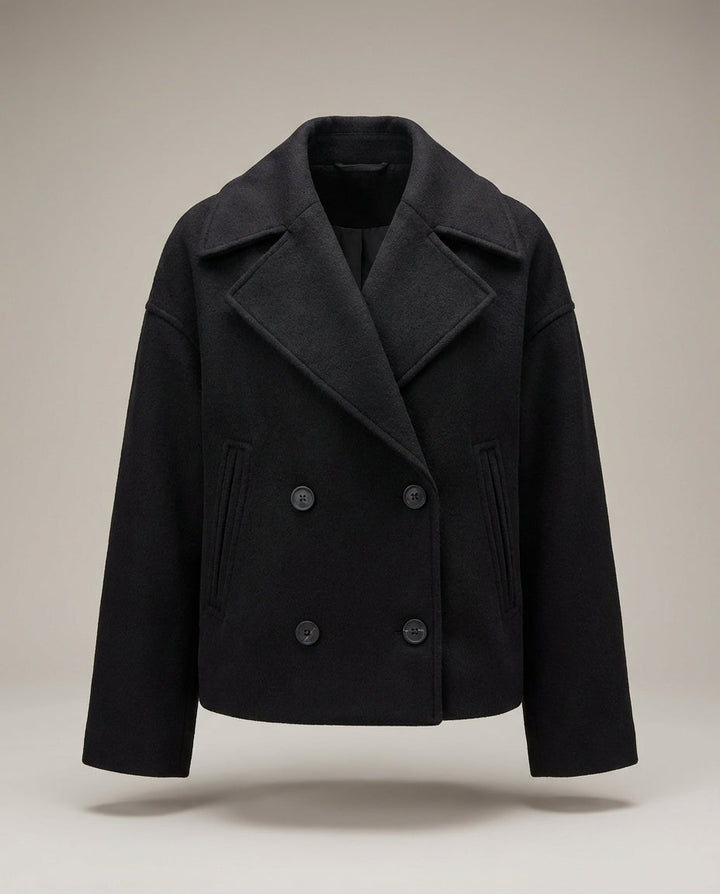 Alice | Womens Cropped Double-Breasted Coat