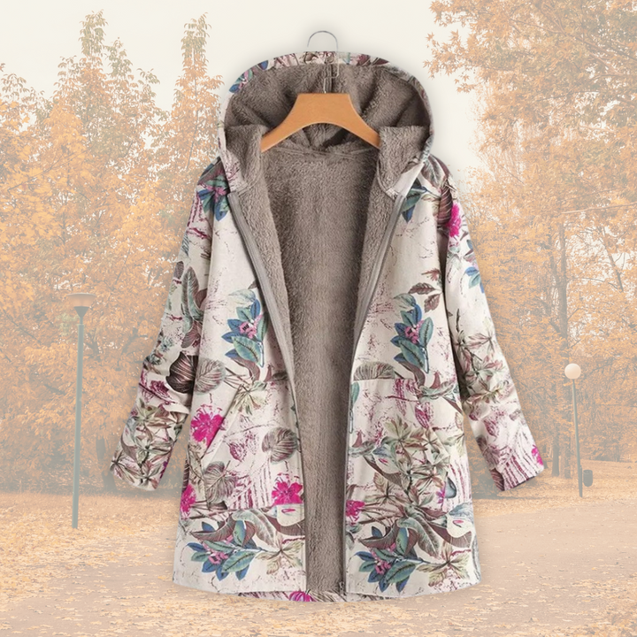 Beatrice | Womens Coat Fleece Lined Hooded Jacket
