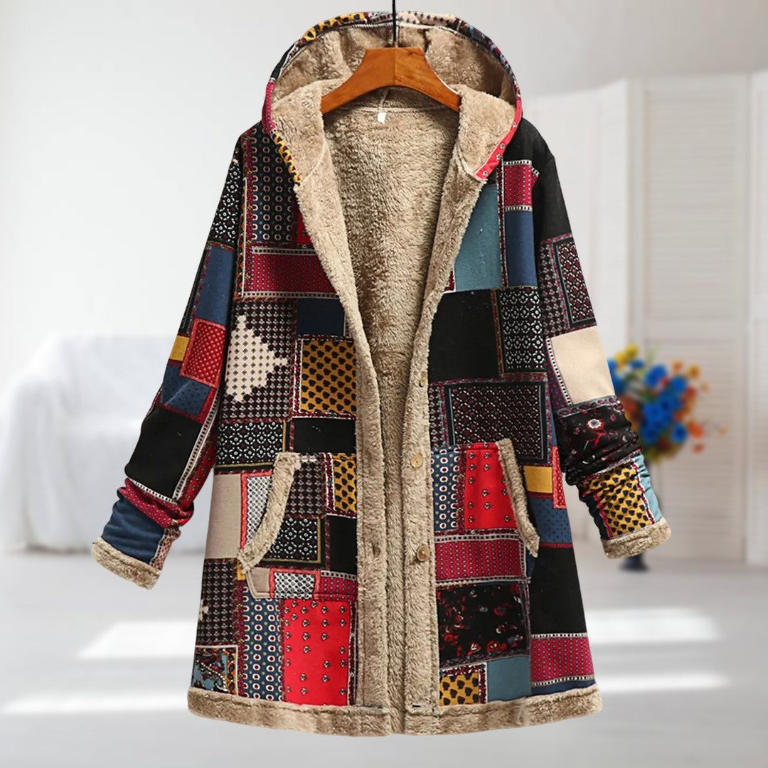 Beatrice | Womens Coat Fleece Lined Hooded Jacket
