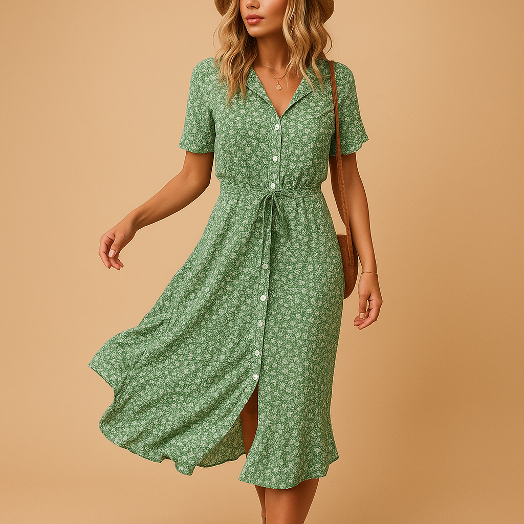 Darcey | Midi Wrap Dress for Women