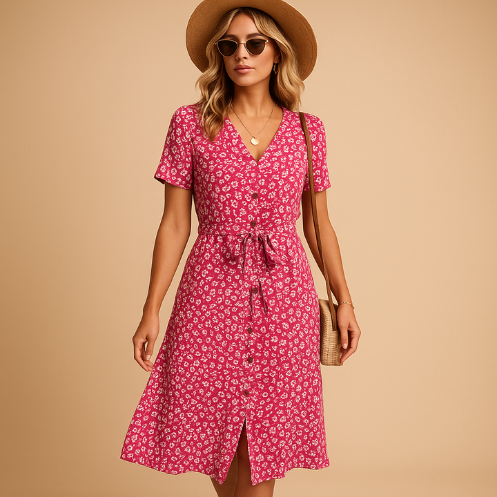 Darcey | Midi Wrap Dress for Women