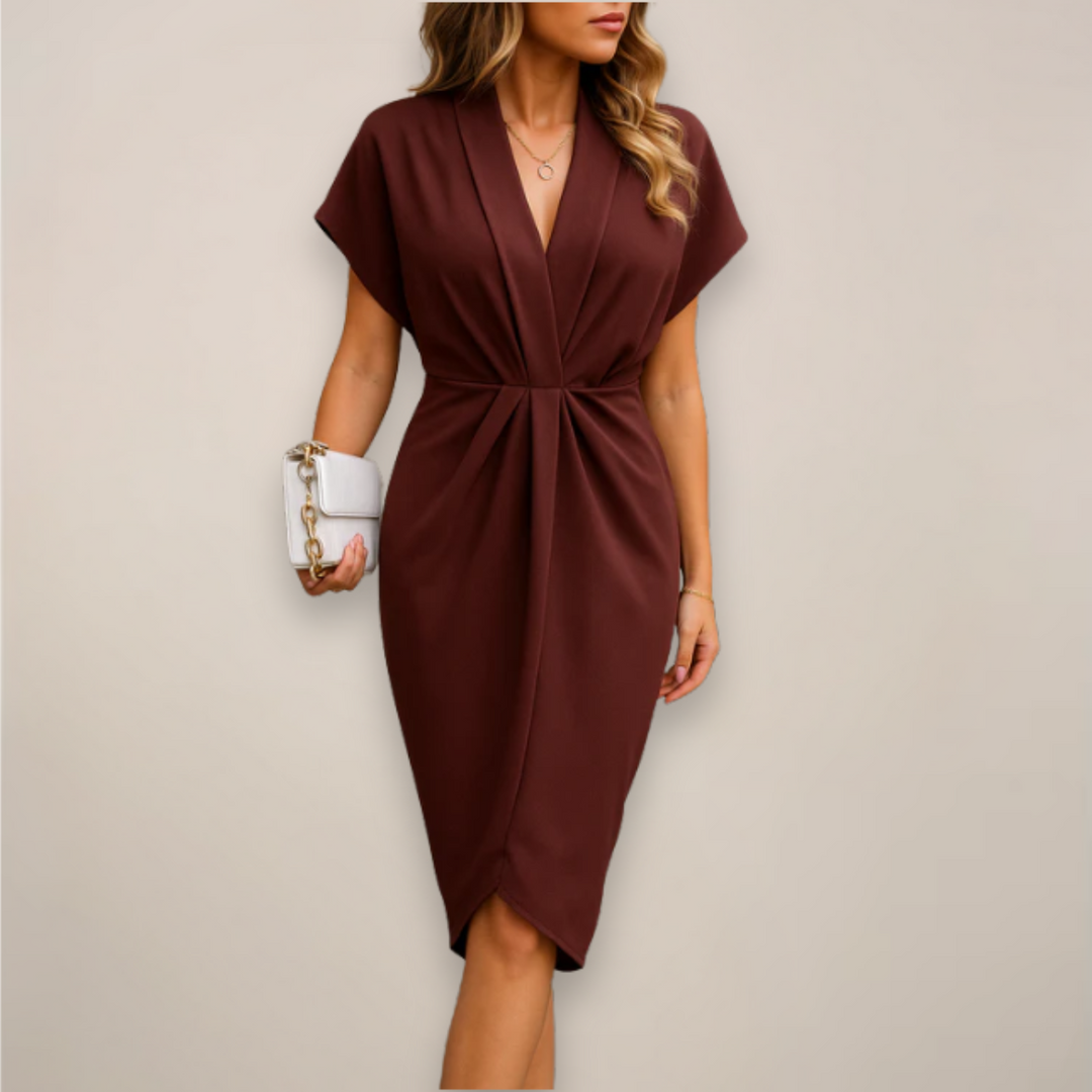 Maisie | Dress Twist Front Midi Women