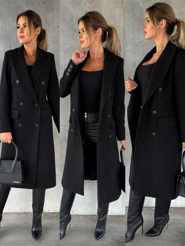 Harriet | Womens Coat Double-Breasted Longline
