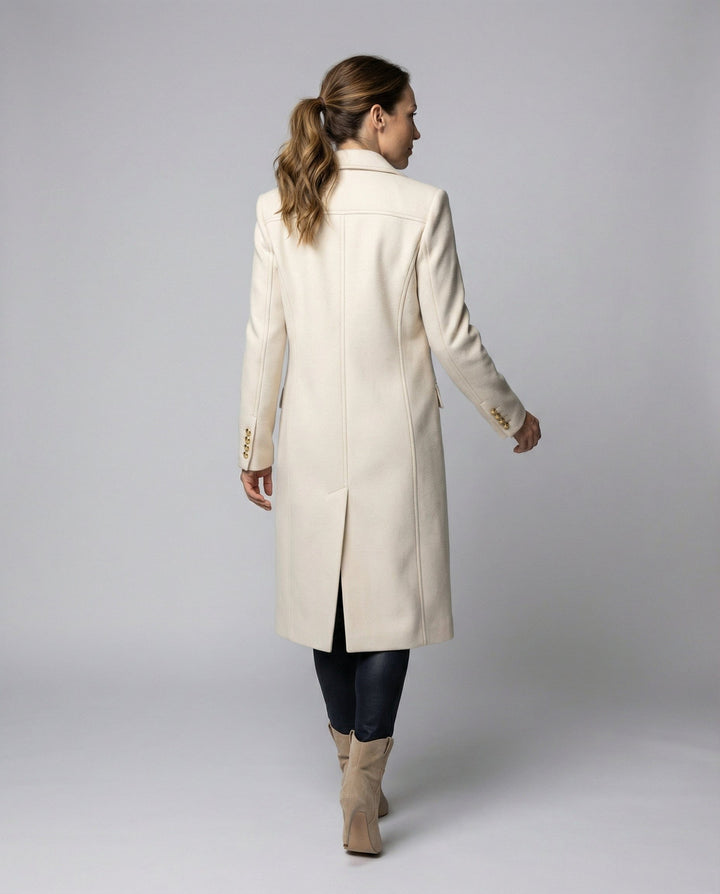 Harriet | Womens Coat Double-Breasted Longline