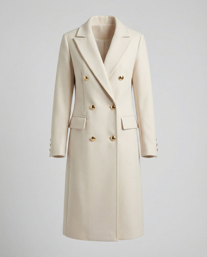Harriet | Womens Coat Double-Breasted Longline
