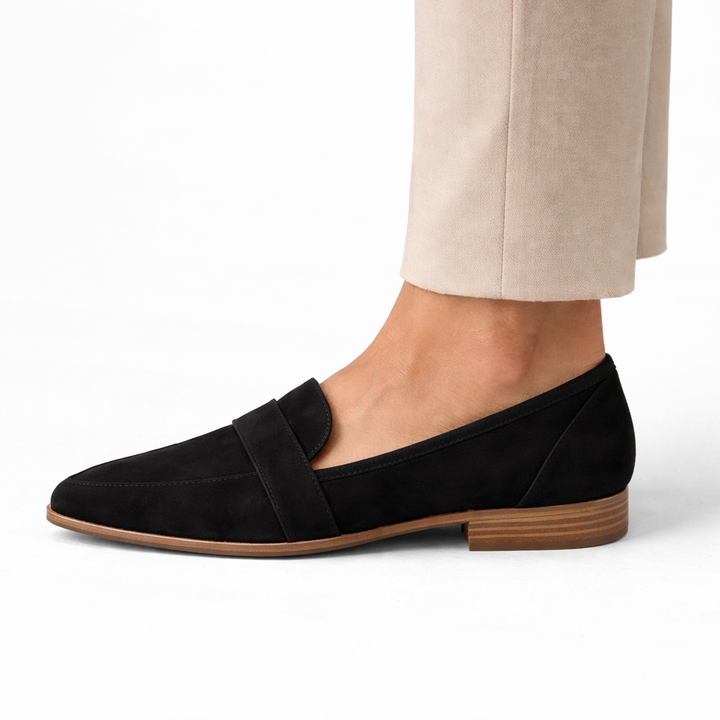 Grace | Pointed Toe Suede Loafers Women