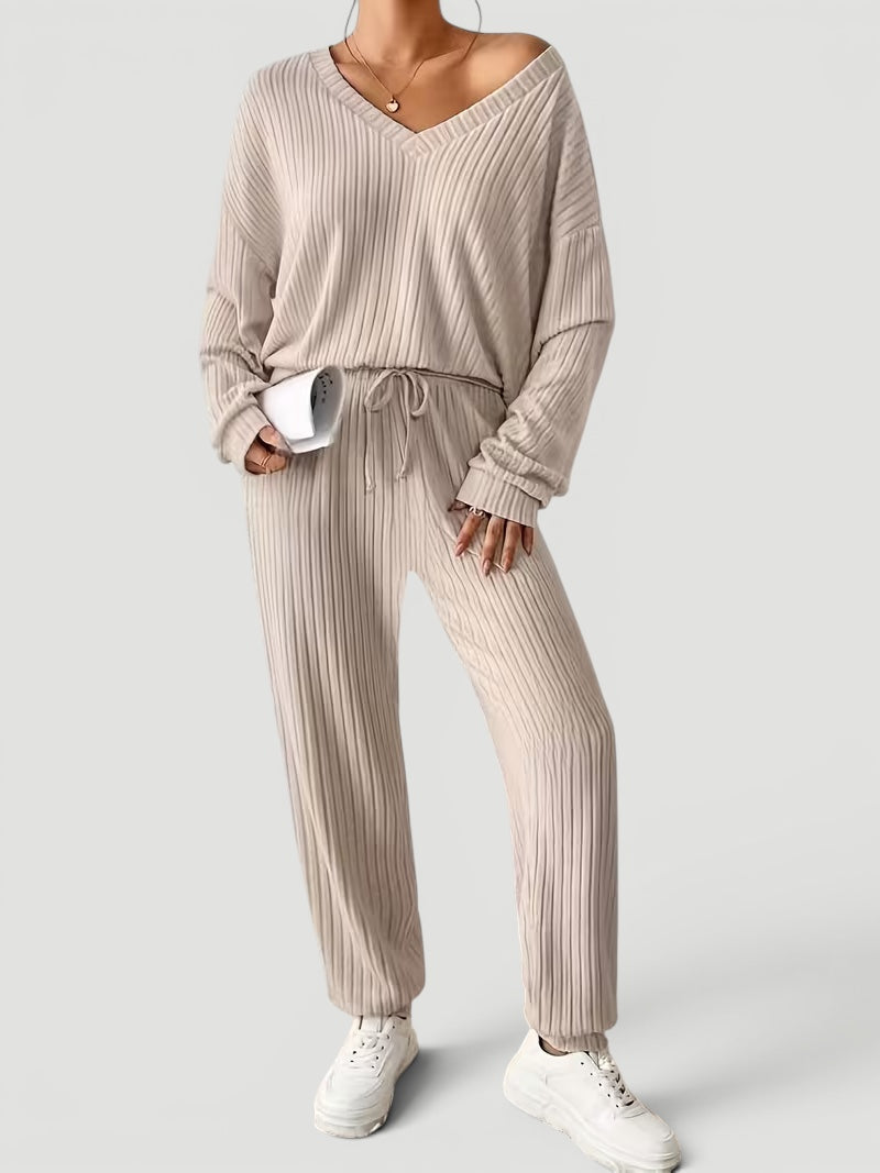 Ellmont London | Women’s Soft Two Piece Pajama Lounge Set