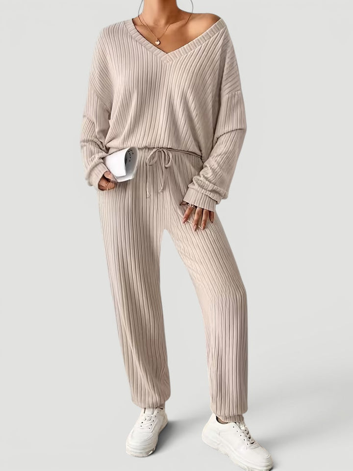 Ellmont London | Women’s Soft Two Piece Pajama Lounge Set