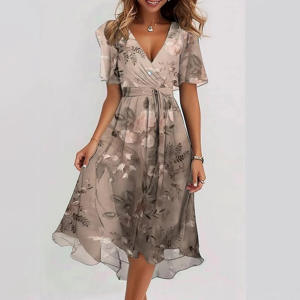 Elsie | Midi Wrap Dress for Women