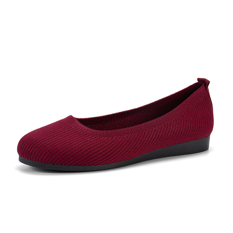 Amelia | Women Knit Ballet Flats Sandals