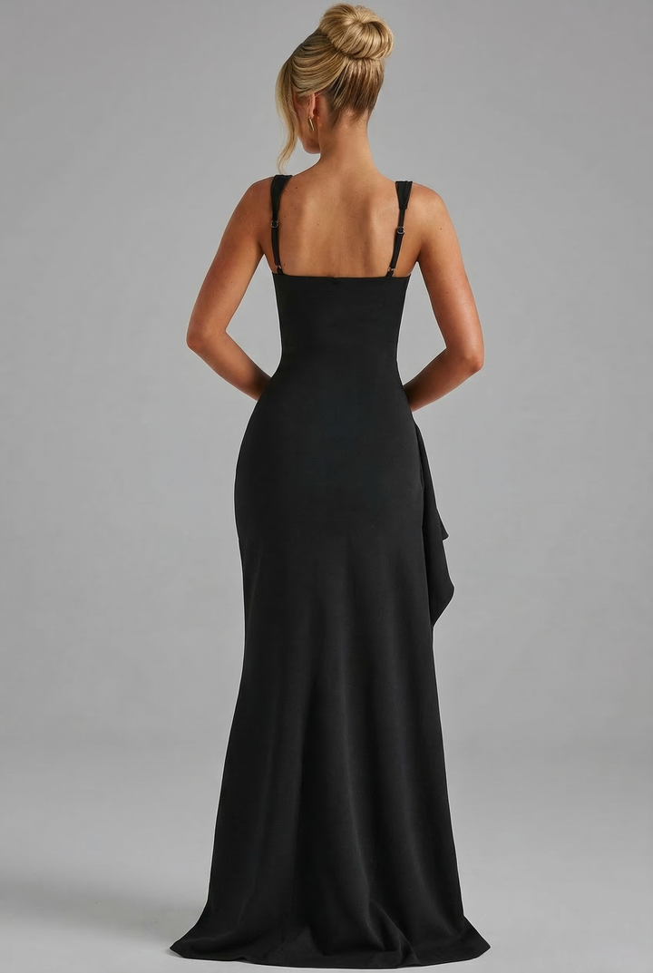Poppy | Tie Wedding Guest Maxi Dress