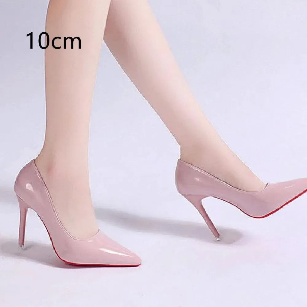 Freya | Patent Pointed Toe Stiletto Heel Sandals