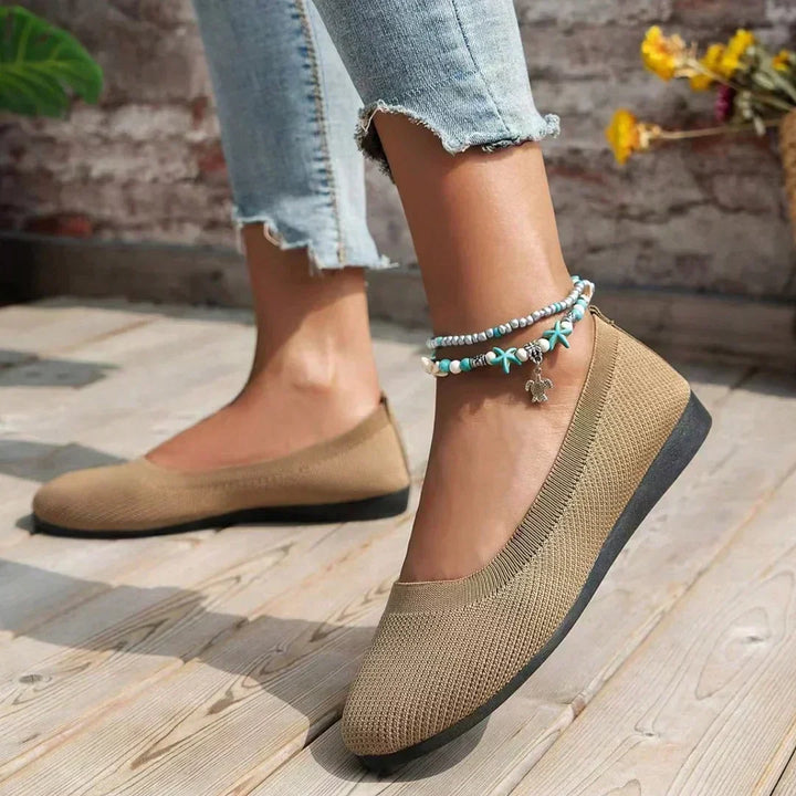 Amelia | Women Knit Ballet Flats Sandals